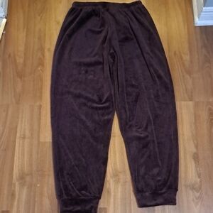 NAF NAF Dark Brown Fleece Pants